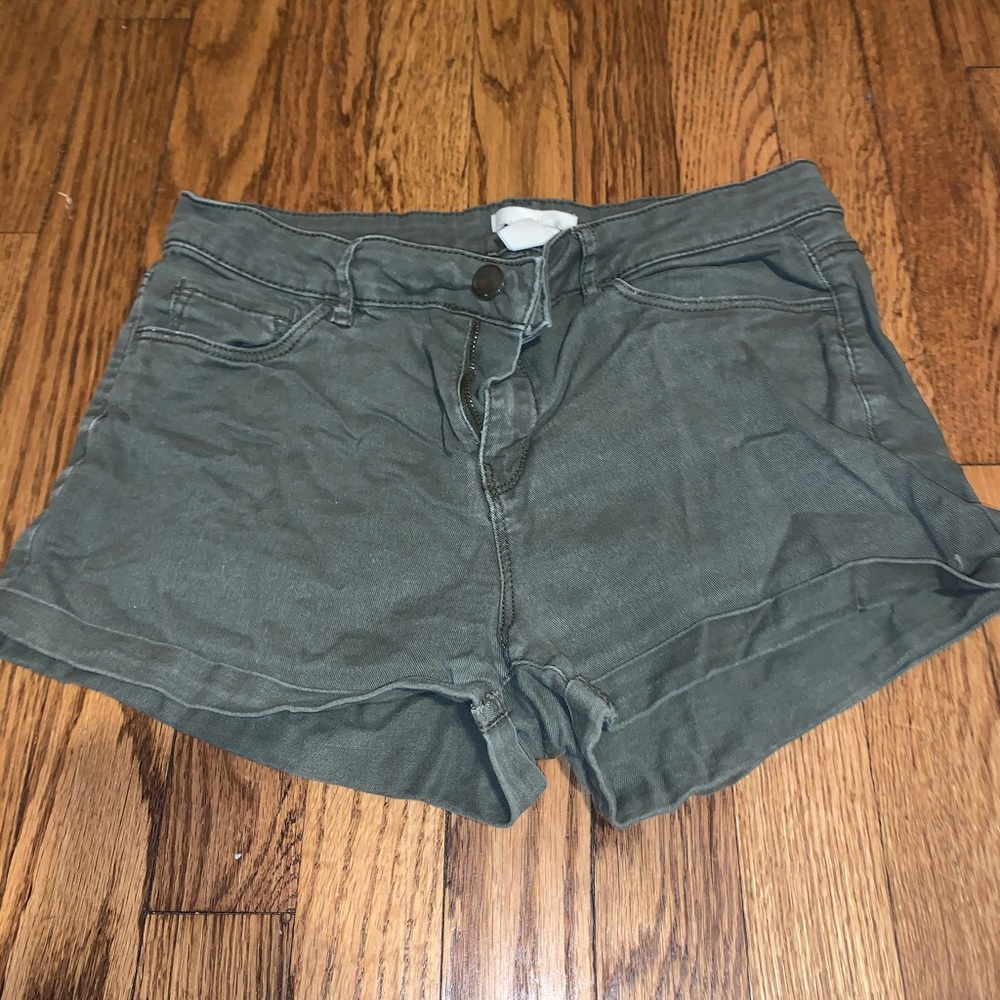 Green shorts